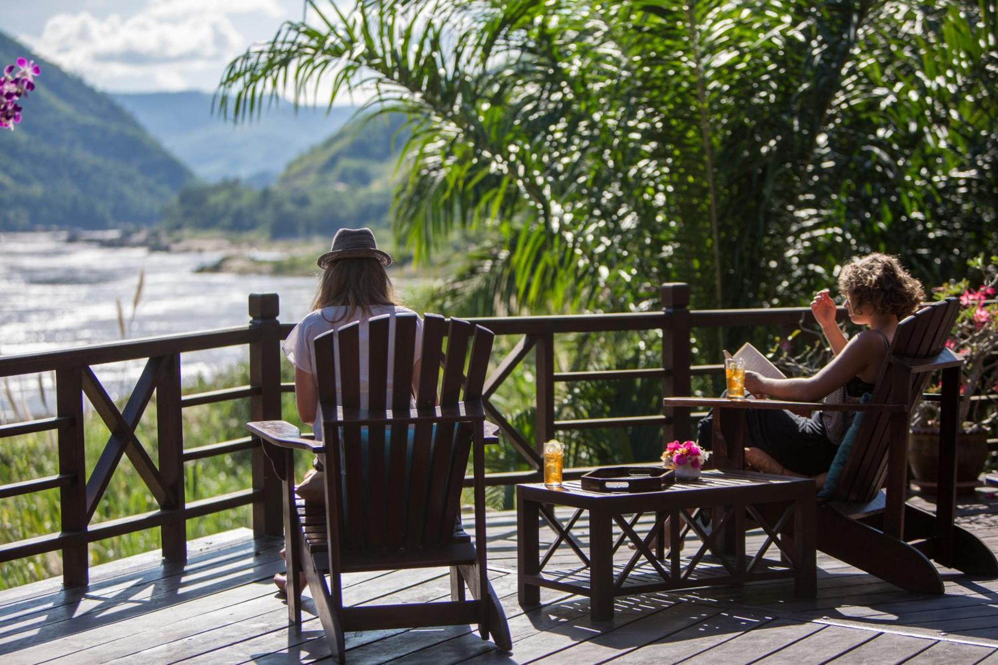 The Luang Say Lodge Muang Pakbèng Exterior foto